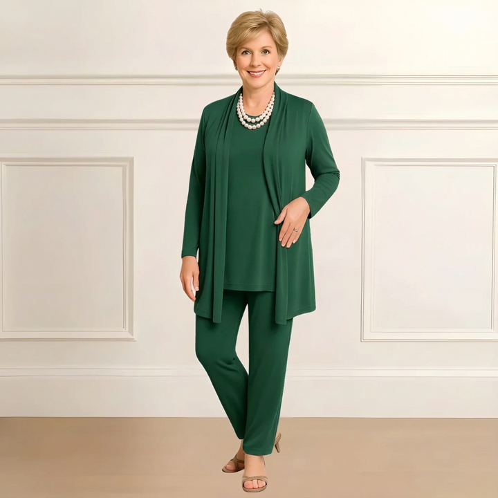 Ingrid™ | Cardigan Top & Pants Set