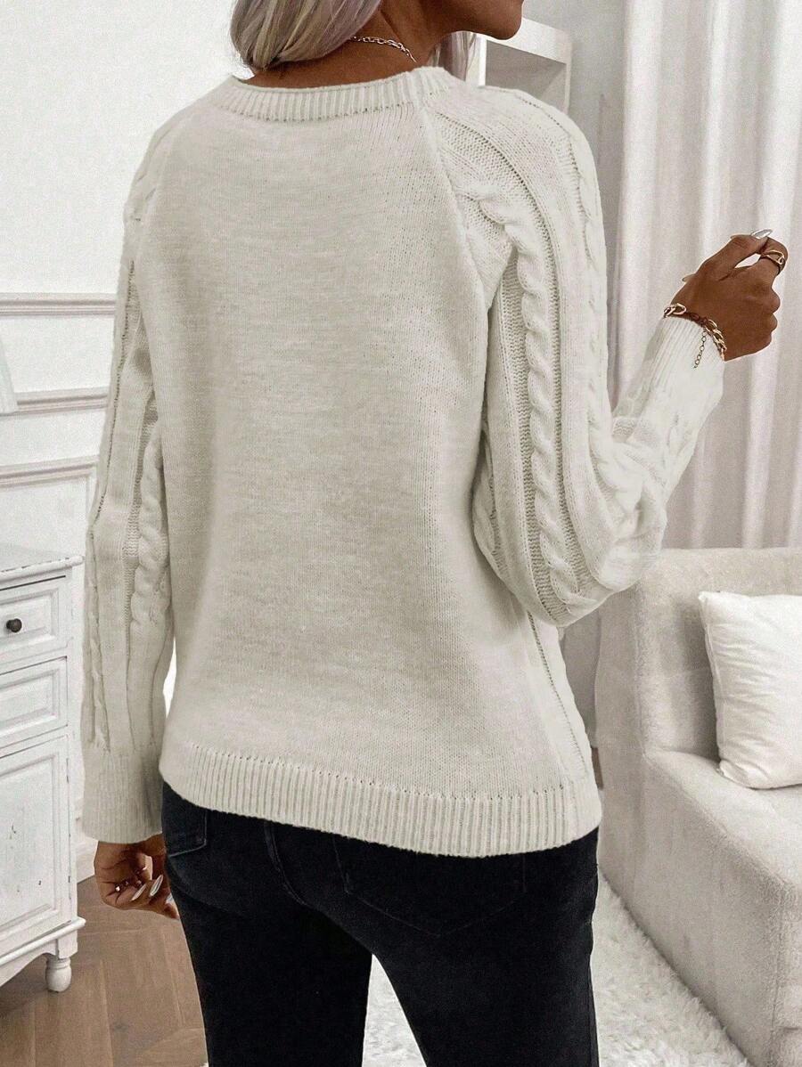 Betsy™ | Button-Detail Cable Jumper