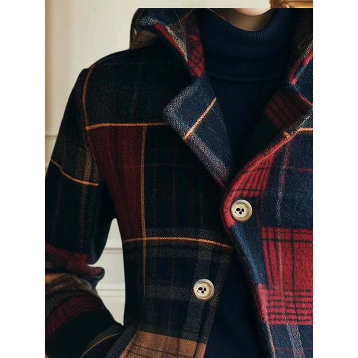 Francesca™ | Classic Plaid Wool Jacket