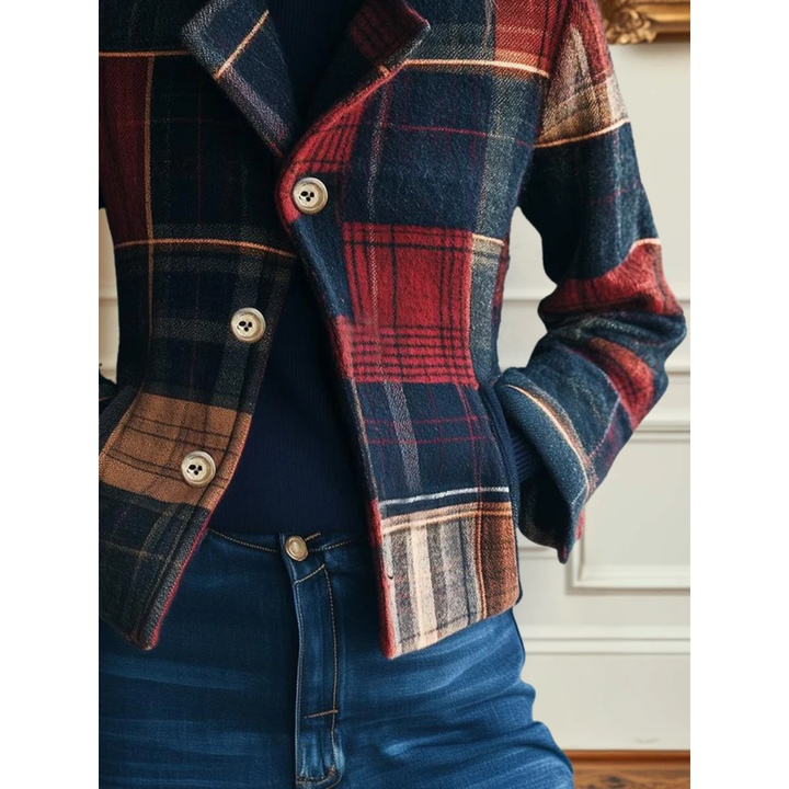 Francesca™ | Classic Plaid Wool Jacket