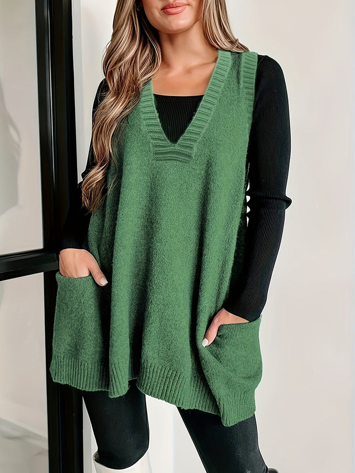 Aria™ | Casual V-Neck Vest