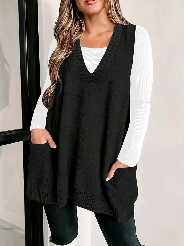 Aria™ | Casual V-Neck Vest