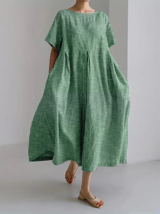 BIANCA | Casual Long Dress with Comfortable Cut and Retro Style for Every Day