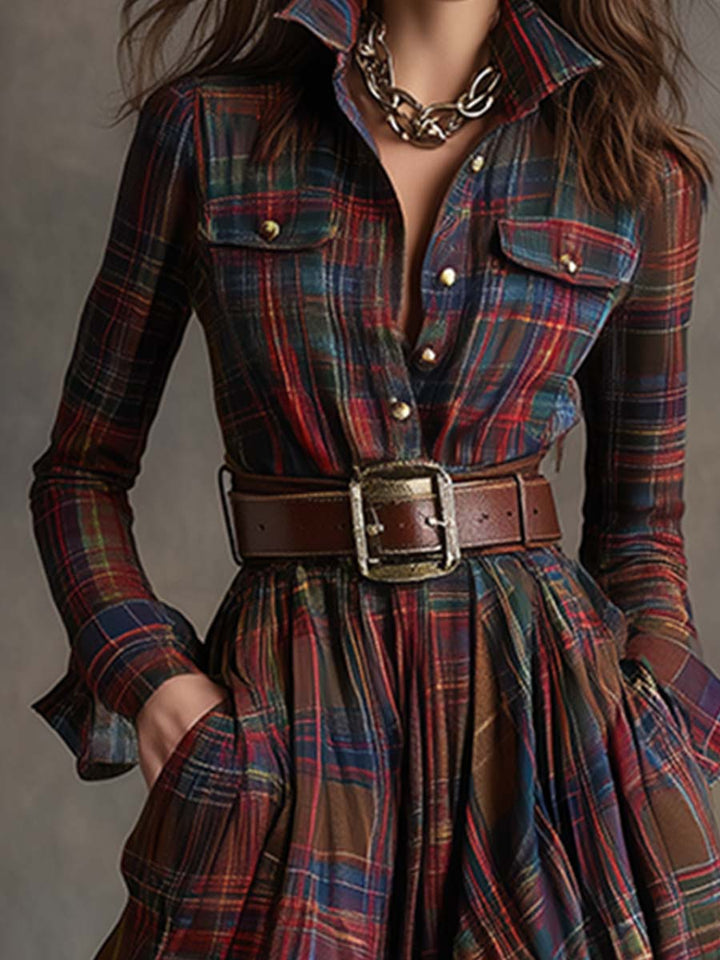 Felicity™ | Classic Button-Up Shirt Dress