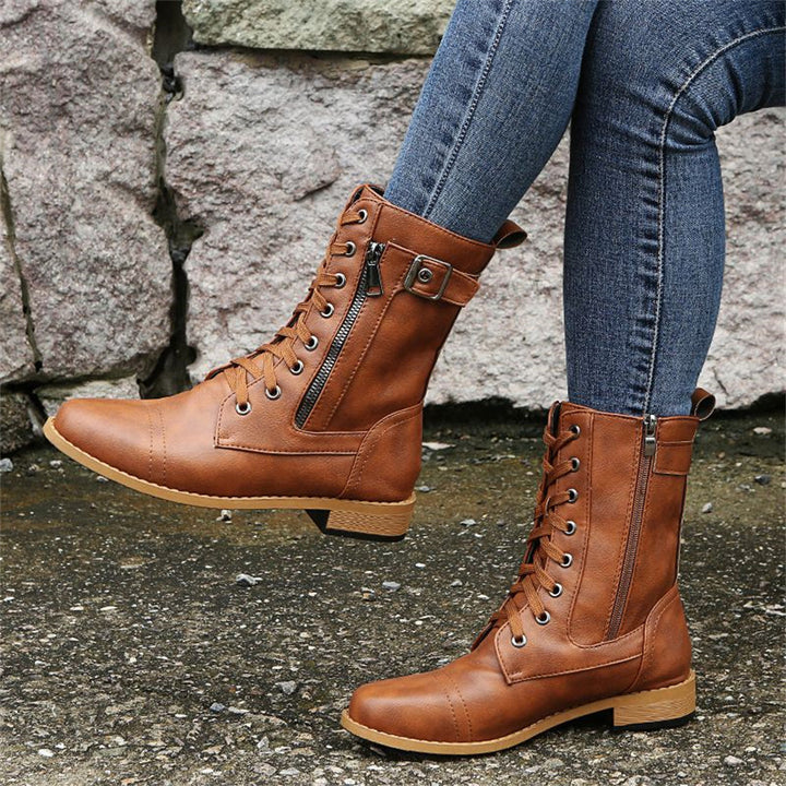 Dana™ | Toe Side Zipper Orthopedic Boots