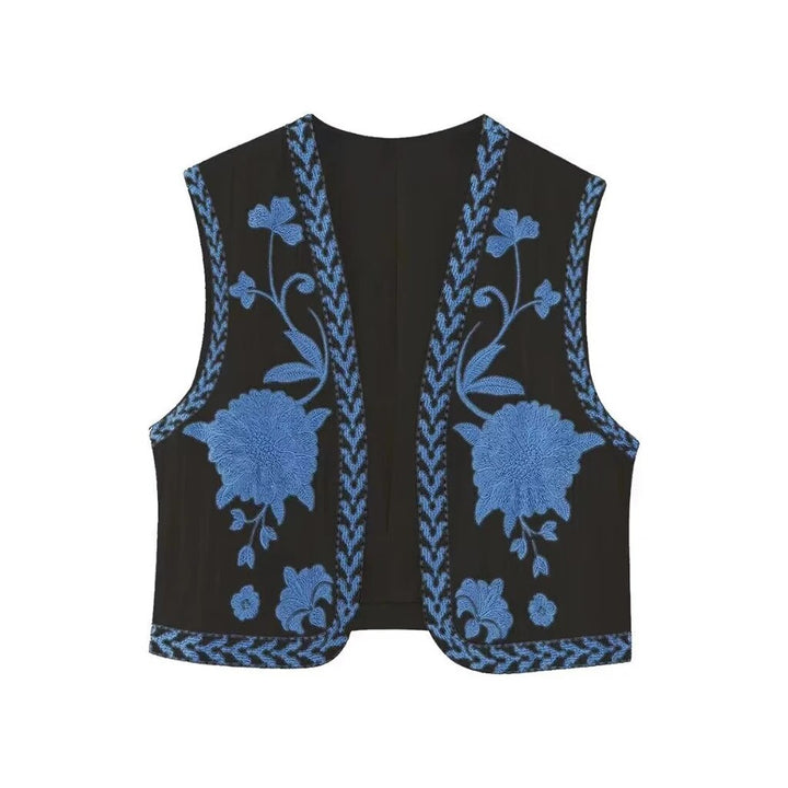 Vivienne™ | Vintage Floral Boho Vest