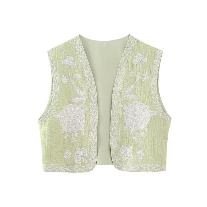 Vivienne™ | Vintage Floral Boho Vest