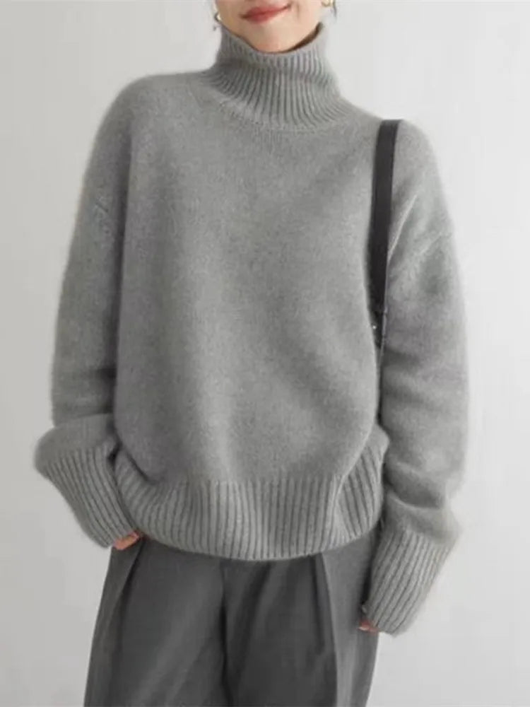 Chloe™ | Sweater With High Collar
