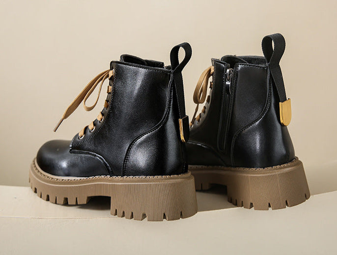 Fia™ | Fleece Lined Combat Boots