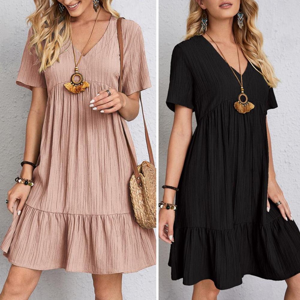 Kim™ | Elegant Dress with Belly Coverage