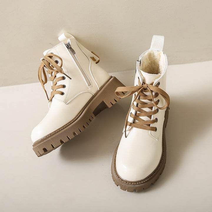 Fia™ | Fleece Lined Combat Boots