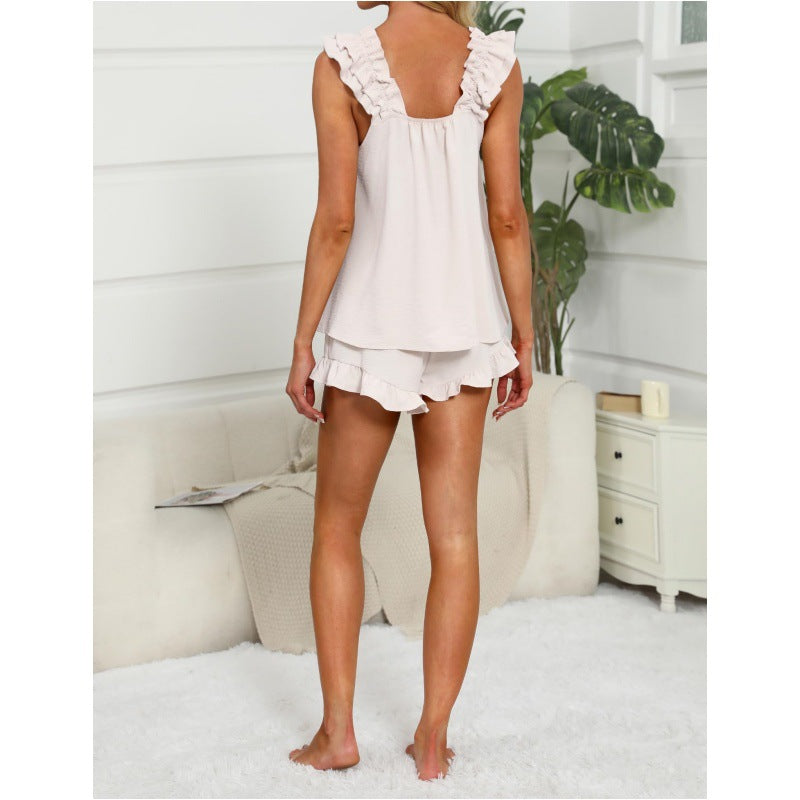 Glenda™ | Ruffle Trim Lounge Set