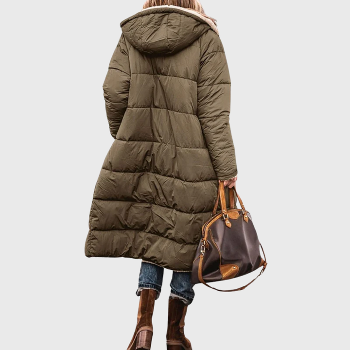 Farah™ | Reversible Wool-Lined Puffer Coat