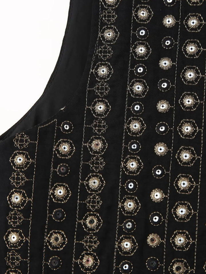 Celestia™ | Sequin Pattern Boho Vest