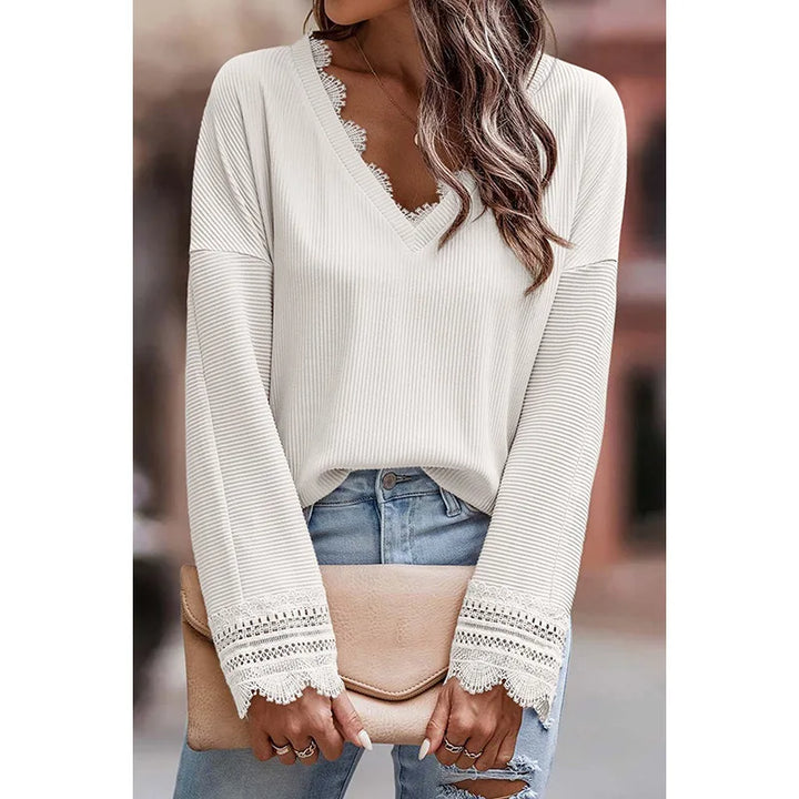 Lillian™ | Elegant Sweater With Lace