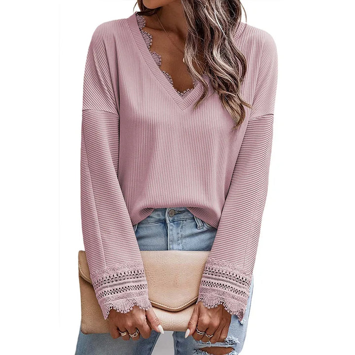Lillian™ | Elegant Sweater With Lace