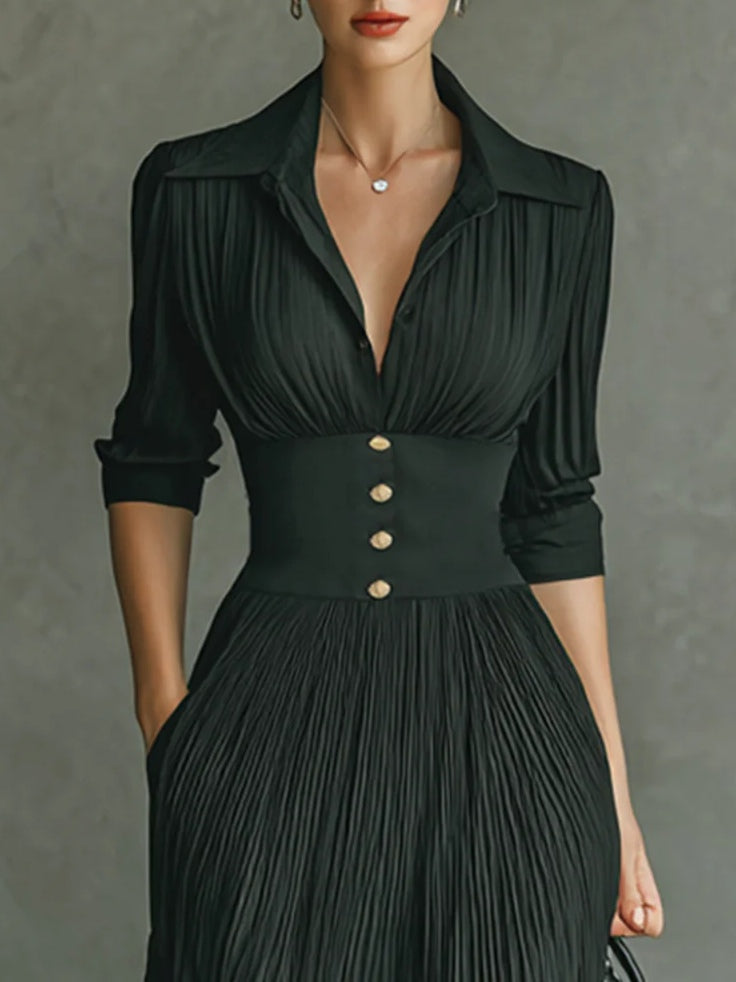 Erica™ | Chic Fitted Waist Dress