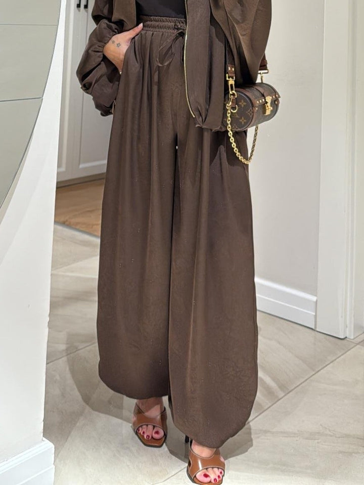 Maribel™ | Jacket + Drawstring Pants Casual Two-piece Suit