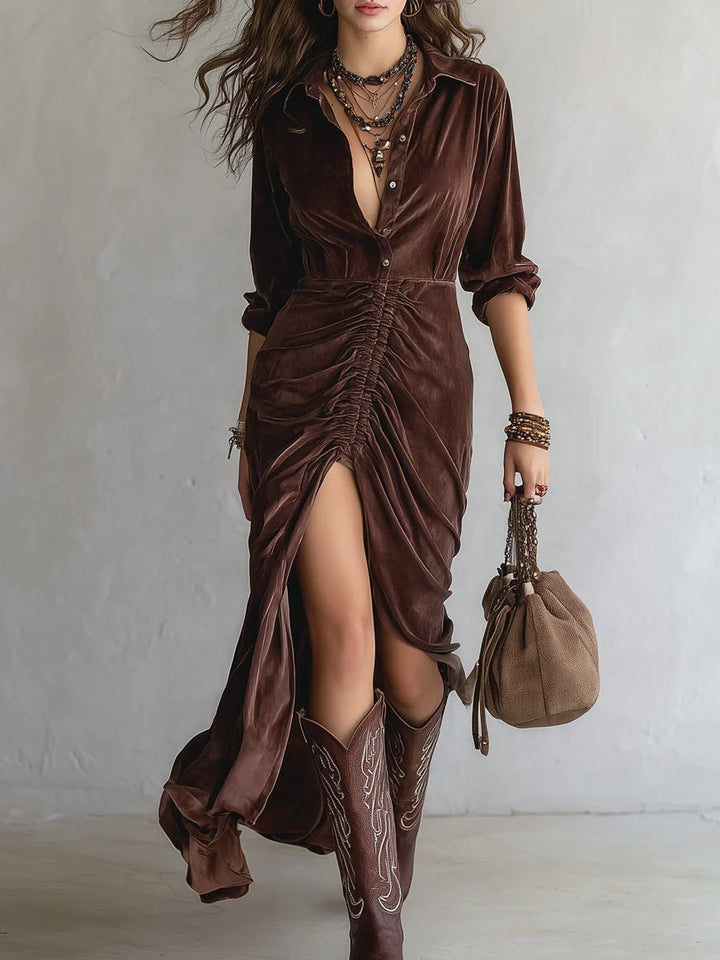 Flora™ | Elegant Midi Dress