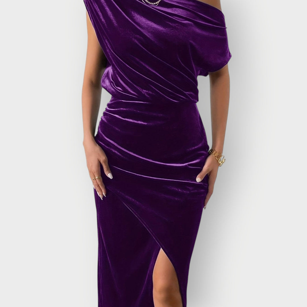 Carrie™ | Off-Shoulder Midi Dress