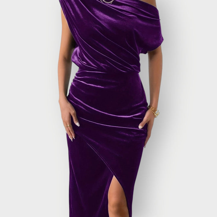 Carrie™ | Off-Shoulder Midi Dress