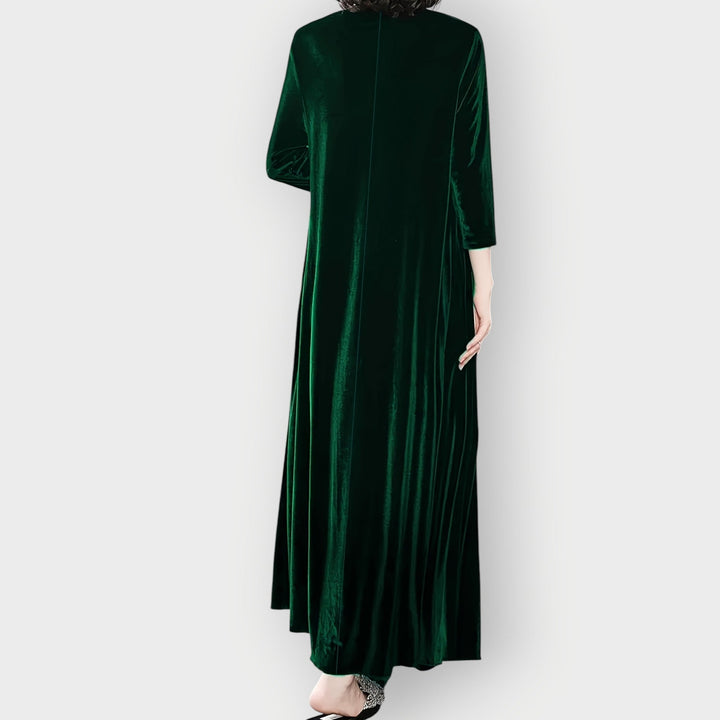 Carina™ | Luxe Velvet Flow Maxi Dress