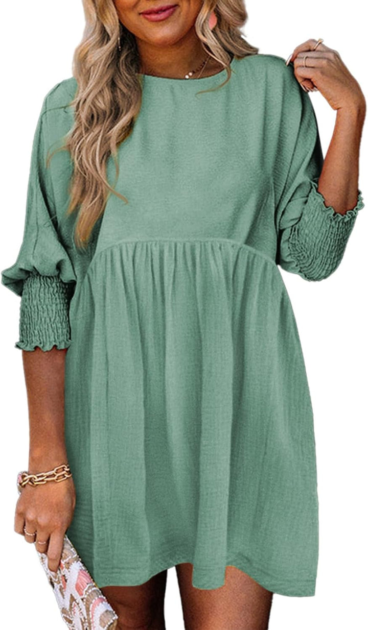 Evelyn™ | Ruched Summer Day Dress