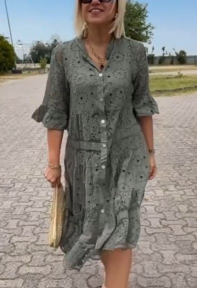 Cherylann™ | Floral Midi Dress
